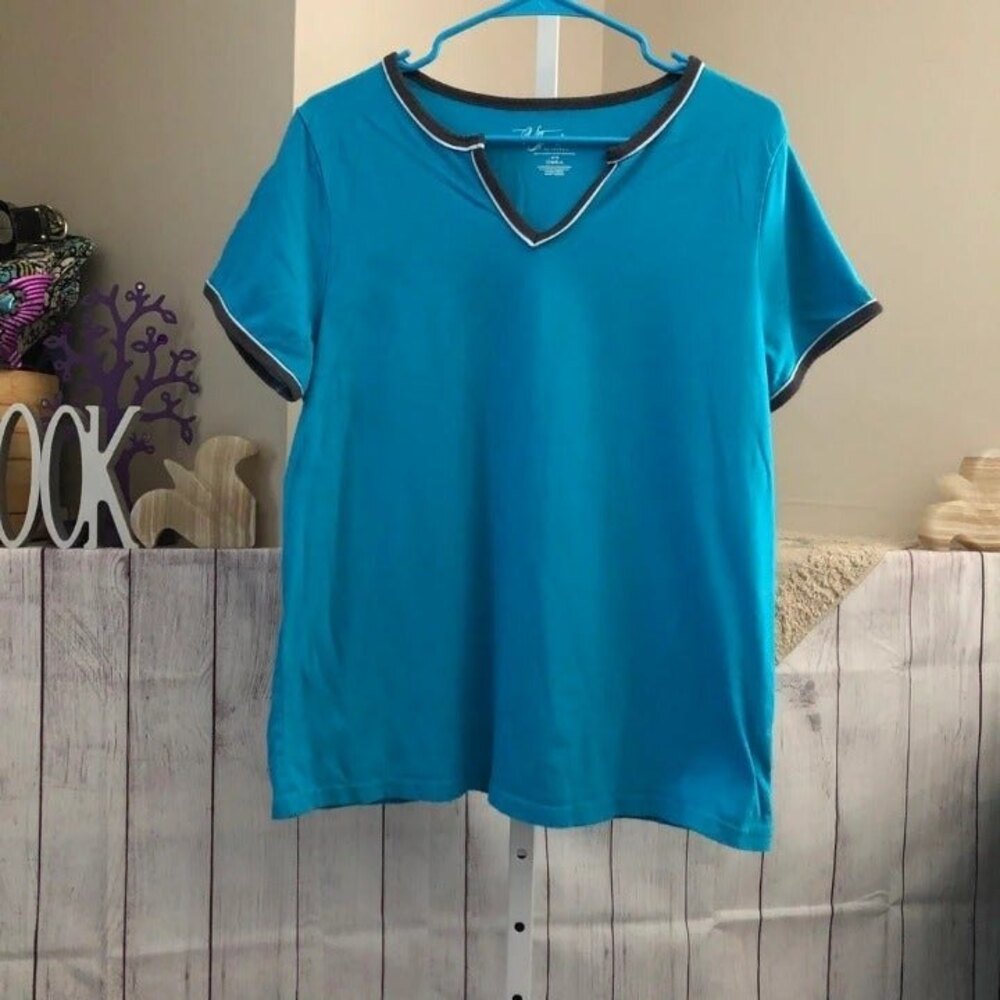 Venezia sz 14/16 V Sport Teal T-Shirt